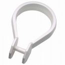 Duschy Shower Curtain Rings LUX white, 680-10