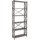 Home4You Shelf ALEX 6-levels, 80x31xH198cm