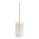 Gedy toilet brush Ninfea, white/bamboo, 1333-02