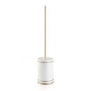 Gedy toilet brush Olimpia white/gold, OM33-87