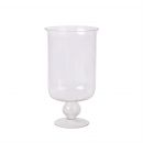 Home4You IN HOME Vase with Leg / Candle Holder D15xH28cm, Transparent (86617)