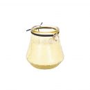 Home4You VENICE XL Candle in Glass Jar, D9xH9.5cm, Natural White, Unscented (86726)