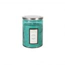 Home4You ROMANTIC TIMES Glass Candle Holder, D8xH11cm, Blue, Air de Provence (84583)