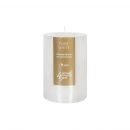 Home4You PURE WHITE Candle, D10xH15cm, white, unscented (80161)