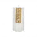 Home4You PURE WHITE Candle, D10xH20cm, white, unscented (80162)
