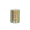 Home4You PURE COLOR Candle, D6.8xH9.5cm, green, unscented (80155)