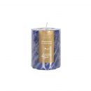 Home4You PURE COLOR Candle, D6.8xH9.5cm, Blue, Unscented (80154)