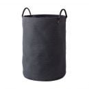 Aquanova laundry basket Nort, d=420 mm, h=550 mm, 76 l, dark grey, NORLAL 98