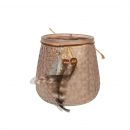 Home4You FROST LULU Candle Holder D9xH10cm, dark brown color (84835)