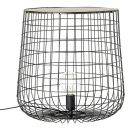 Priam Denish Floor Lamp 60W E27 Black/Wood (248390) (96922/06)