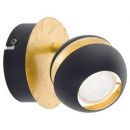 Светильник Nocito Spotlampa 3.3W GU10 черный/золотой (152443) (95482)