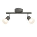 Spotlampa Spoti 2x4W LED 3000K 560lm grafīta (248328) (G58313/63)