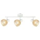 Atarri Spotlight 3x25W E14 White/Wood (077436) (93-68095)