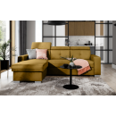 Eltap Fresia Cloud Corner Pull-Out Sofa 176x247x104cm, Yellow (CO-FR-LT-45NU)