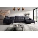 Eltap Neviro Softis Corner Sofa 201x350x77cm, Black (CO-NEV-LT-11SOF)