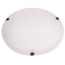 Dora Ceiling Light 2x60W, E27, white/gold (087029) (14-38756)