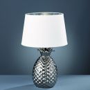 Pineapple Table Lamp 40W E14 Silver/White (078598)(R50421089)