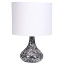 Mosaic Table Lamp 60W E27 Silver (148037)