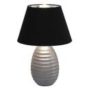 Cordoba Table Lamp 60W E27 Silver/Black (388174)(5098)