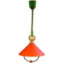 Cone Kitchen Ceiling Lamp 60W, Orange (060026)