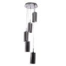 Duo Black Ceiling Light 5x60W E14 matt nickel (136890)(2305-5SM)