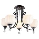 Griestu Lampa Cata 5x60W E27 ant.melna (148196)(YG15018-5C)