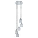 Bonares Ceiling Lamp 5x60W E27 Chrome/Crystal (052630)(94898)