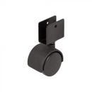 Hafele Furniture Caster 40 mm, Black (660.07.315)