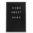 4Living Notice Board 30x45cm, black with silver (017262)(307705)