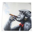 Oil painting Smoke Monkey 100x100cm (189448)(71407028)