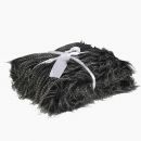 4Living Throw 130x150cm Fluffy Black (017127)(308696)