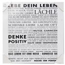 Fotoglezna Lebe Dein Leben 50x50cm (189416)(70032011)