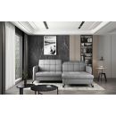 Eltap Lorelle Texas Corner Pull-Out Sofa 160x225x105cm, Grey (Lore_26)