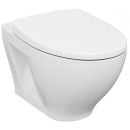Cersanit Moduo CleanOn Wall Hung Toilet Bowl Rimless (Soft Close) Seat, Without Flushing Rim White K701-147, 85534
