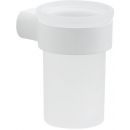 Gedy Pirenei Glass with Holder, White (PI10-02)