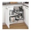 HAFELE COMFORT II pull-out corner basket set 900 x 495 mm, left​ (542.00.704)