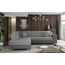 Eltap Pieretta Sawana/Soft Corner Pull-Out Sofa 58x260x80cm, Grey (Prt_04)