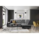 Eltap Sado Cloud Corner Pull-Out Sofa 192x272x95cm, Grey (CO-SAD-RT-04NU)