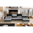 Eltap Marion Paros/Kronos Corner Pull-Out Sofa 52x307x85cm, Grey (MAR_06)