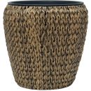 Puķu Pods Home4you Wicker, 46x46cm, Brūns (38211)