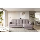 Eltap Roxi Gojo Corner Pull-Out Sofa 165x240x90cm, Pink (CO-ROX-U-101GO)