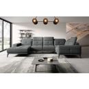 Eltap Neviro Vero Corner Sofa 201x350x77cm, Grey (CO-NEV-RT-05VER)