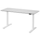 Martin Compact Electric Height Adjustable Desk 100x80cm White (28-7039-X1)