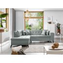 Eltap Lanvin Savoi Corner Pull-Out Sofa 210x260x93cm, Grey (CO-LAN-LT-100SA)