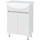 Vento Mira bathroom sink with cabinet Proxi 50, White (48656) NEW