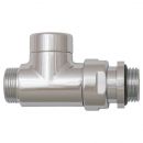 Herz DE LUXE radiator valve RL RL-1, straight, white, S373344