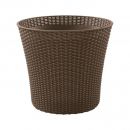 Keter Flower Pot Conic Planter 56.5L, D54xH48.7cm, Brown (29202754590)