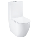 Tualetes Pods Grohe BauCeramic Rimless Soft Close Quick Release Ar Vāku Balts (KK BAUCERAMIC FL S)