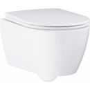 Piekaramais Tualetes Pods Grohe Essence Rimless Soft Close Quick Release Ar Vāku Balts (KK ESSENCE WL)