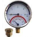 Afriso Термоманометр 80, ½’, 120°C/6 бар (63316)